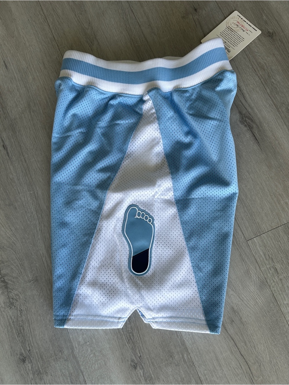 Michael Jordan Authentic Mitchell & Ness Shirts Carolina Blue Shorts
